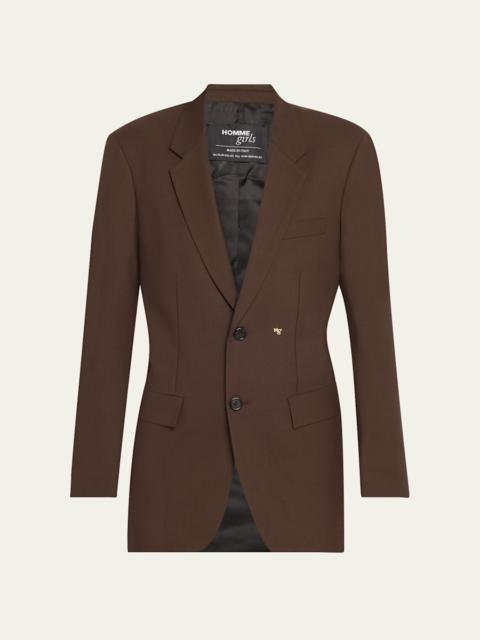 HommeGirls® Menswear Fit Wool Cashmere Blazer
