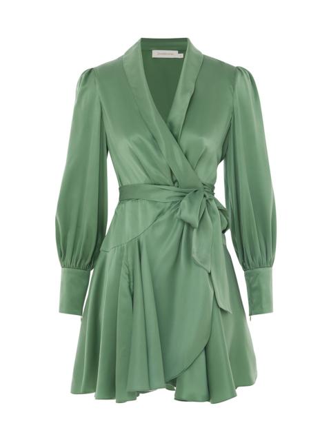 Zimmermann SILK WRAP MINI DRESS