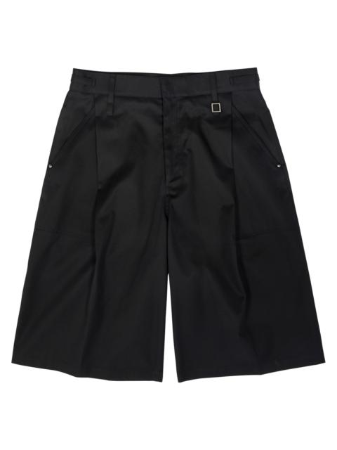 Wooyoungmi Pleated cotton shorts