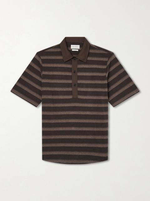 Oliver Spencer Stanfield Striped Organic Cotton Polo Shirt