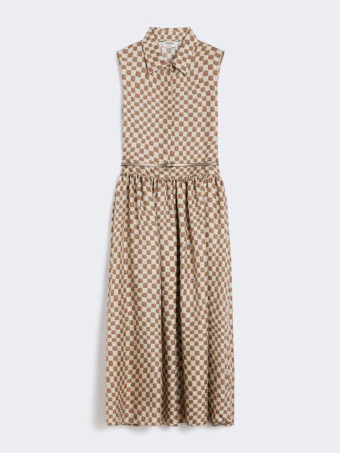 'S Max Mara SESIA Flared printed silk dress