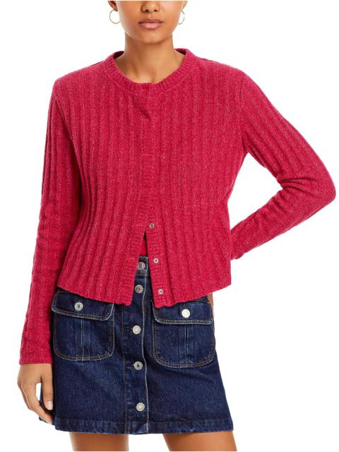 Terry Ribbed Cardigan