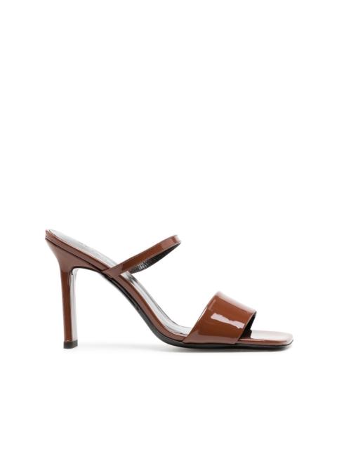 BY FAR Ada patent leather mules