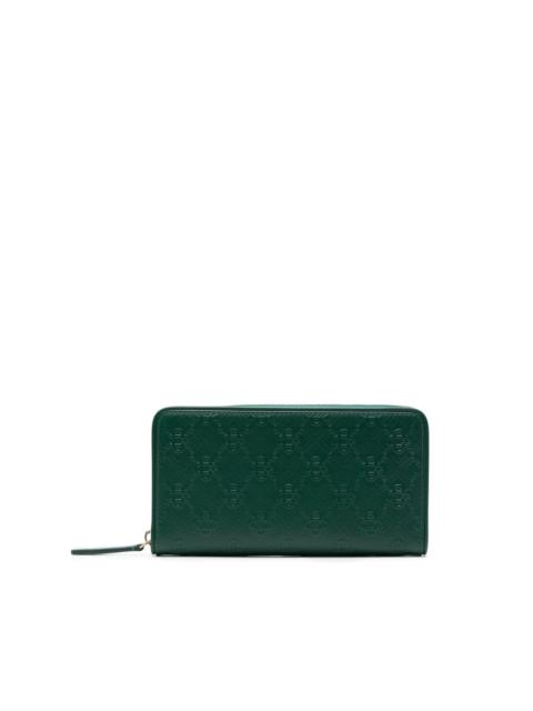 CASABLANCA embossed-logo leather wallet