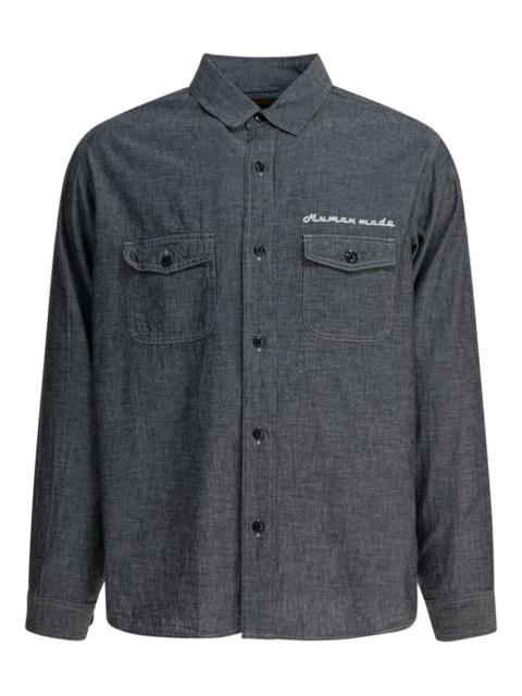 Human Made Chambray buttoned shirt