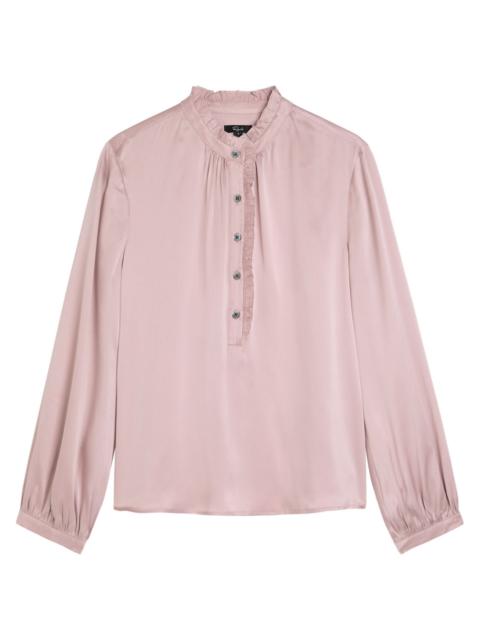 Rails Rails Sien Ruffled Silk Blouse