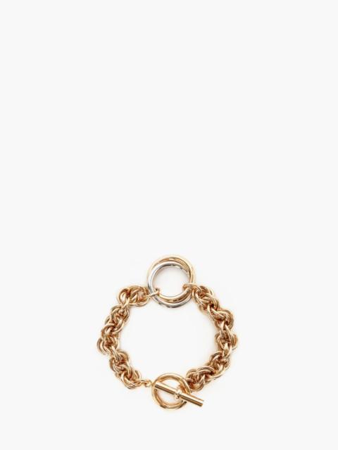 OVERSIZED LOOPS MULTI-LINK BRACELET