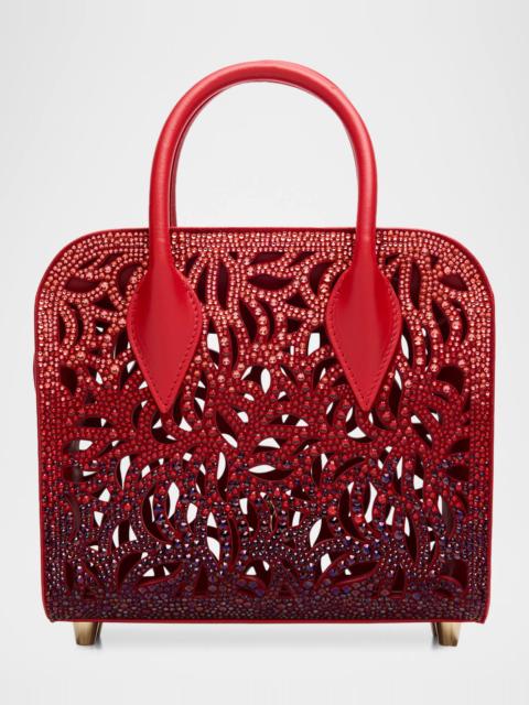 Christian Louboutin Eloise Mini Top-Handle Bag in Laser-Cut Degrade Strass Leather