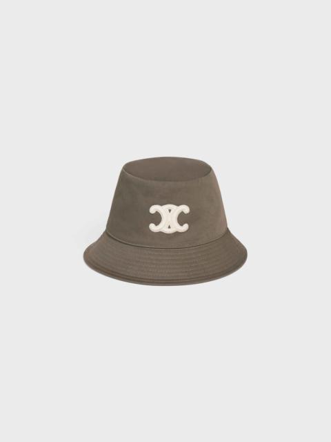 CELINE TRIOMPHE BUCKET HAT IN COTTON