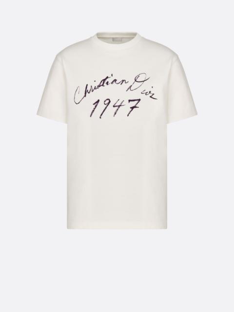 Handwritten Christian Dior Relaxed-Fit T-Shirt
