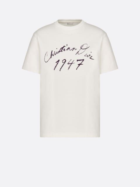 【着心地◎】DIOR Handwritten リラックスフィット Tシャツ Dior Handwritten Relaxed Fit Tee Shirt white sz L | eBay