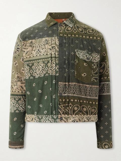 Kapital Reversible Bandana-Print Cotton-Flannel Jacket