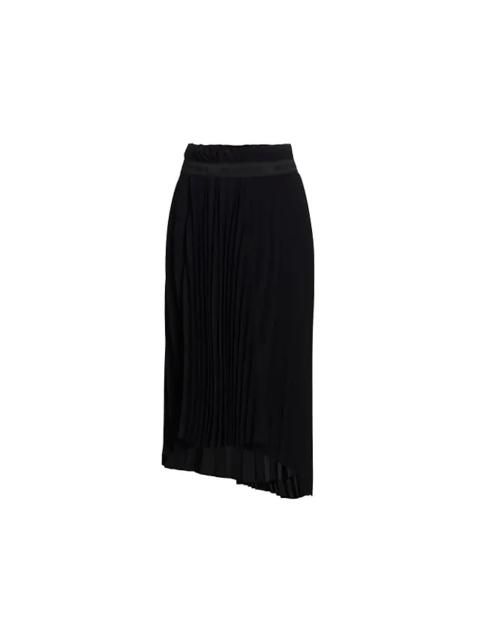 BALENCIAGA Black Fancy Pleat Skirt