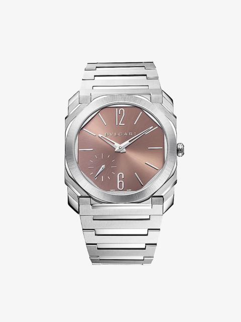 RE00033 Octo Finissimo stainless-steel automatic watch