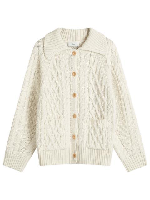 Dunst DUNST Unisex Fisherman Knit Cardigan
