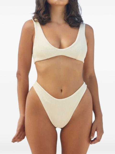 HAIGHT Juliana ribbed bikini top