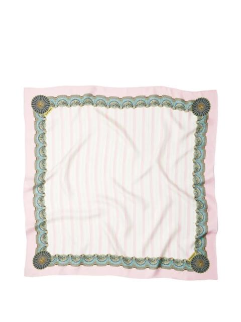 VERSACE Scarf 90X90 Silk Twill Bio Print "The Encore"