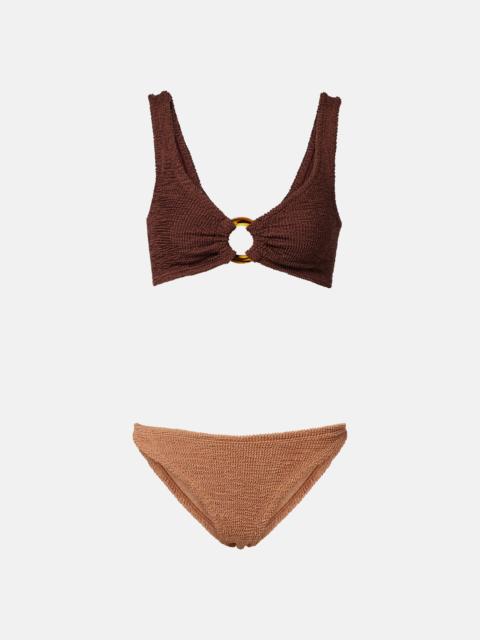 Hunza G Julia ring-detail bikini