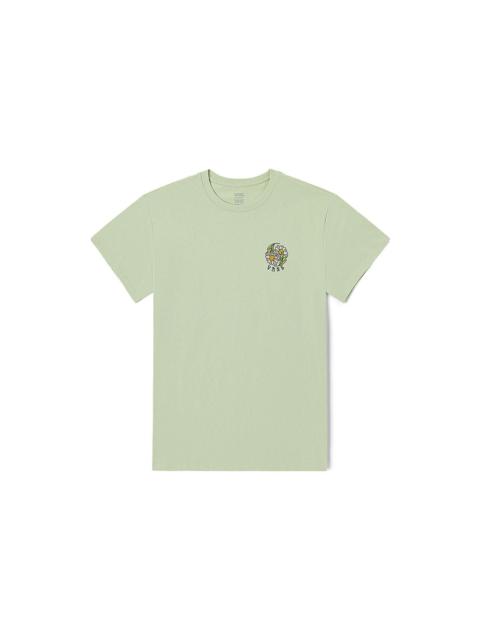(WMNS) Vans Flower T-shirt 'Green' VN0008ZDBQH
