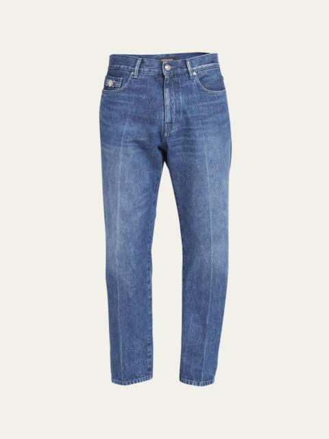 VERSACE Men's Mitchel Medusa Straight-Leg Jeans
