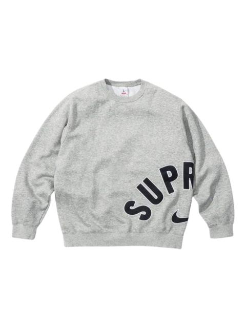 Supreme Supreme x Nike Arc Crewneck 'Grey Black' DM1776-050