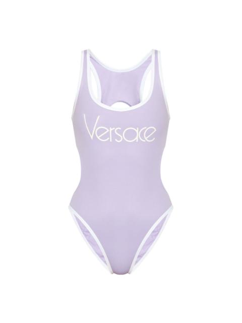 logo-print swimsuit