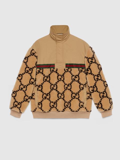 GUCCI GG jacquard half-zip jacket