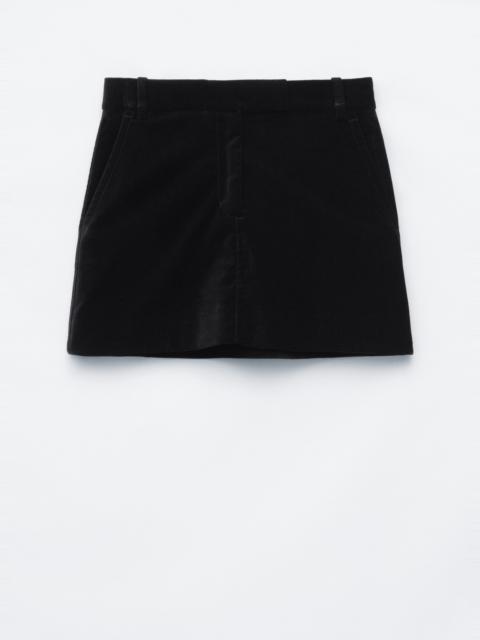 & Other Stories Velvet Mini Skirt