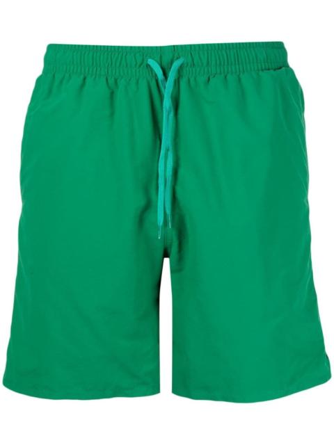 fox-motif thigh-length shorts