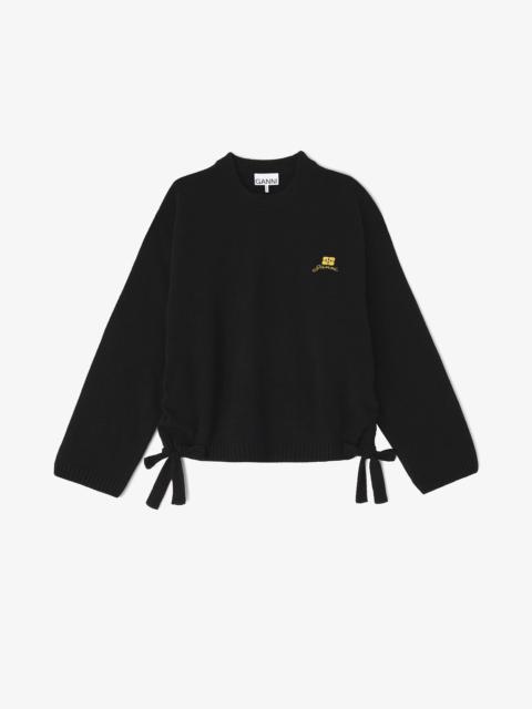 GANNI WOOL MIX SWEATER