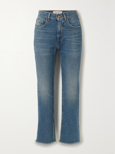 Golden Goose Golden high-rise cropped flared jeans Mid denim