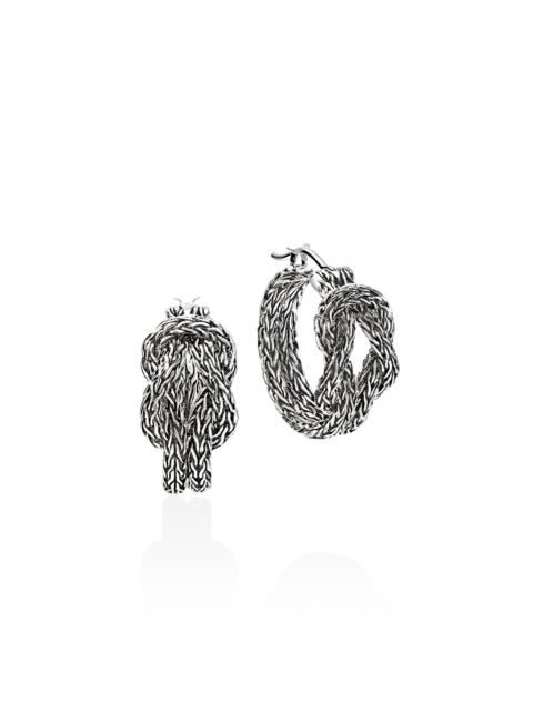 JOHN HARDY Love Knot Hoop Earring, Sterling Silver, 20MM