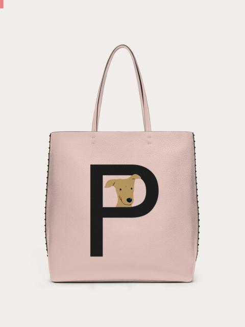 VALENTINO GARAVANI ROCKSTUD PET CUSTOMIZABLE N/S TOTE BAG