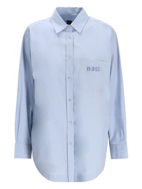 BOSS logo-embellished shirt