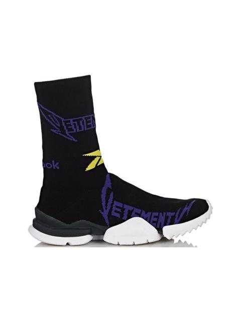 Reebok Sock Runner Vetements Black Yellow Purple