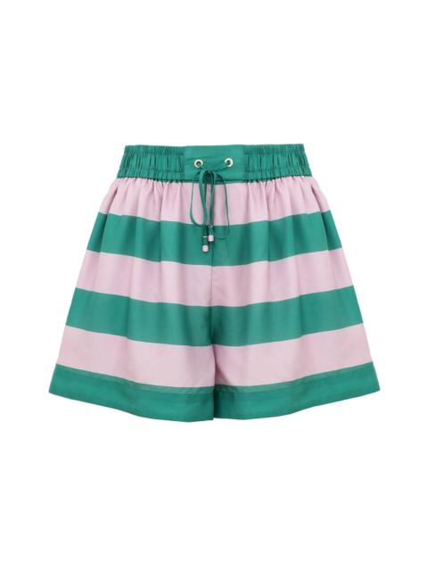 Zimmermann INDRA STRIPE RELAXED SHORT
