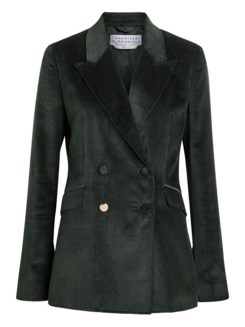 GABRIELA HEARST double-breasted corduroy jacket