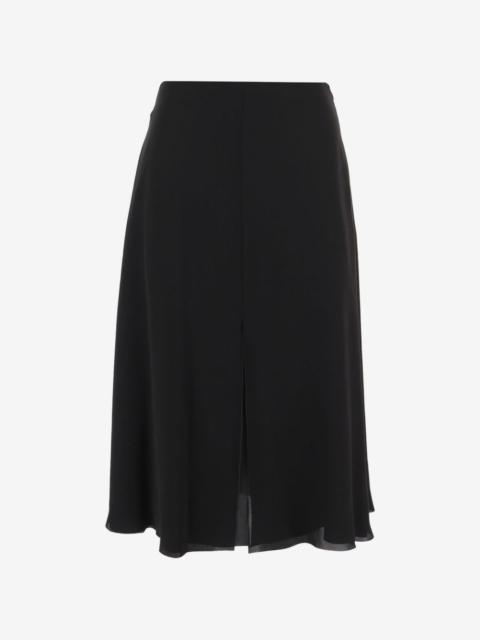 Valentino front-slit midi skirt