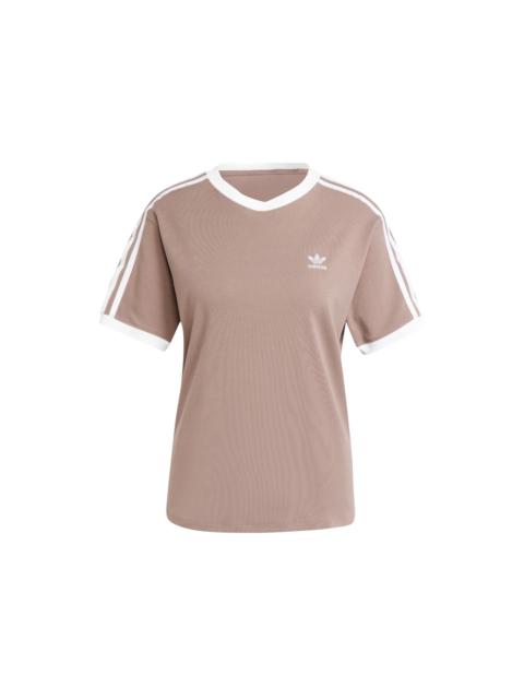 adidas adidas Women's 3-Stripes T-Shirt Trace Brown