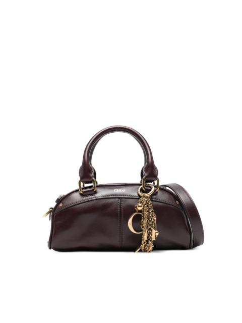 Chloé mini leather multiple-charms tote bag