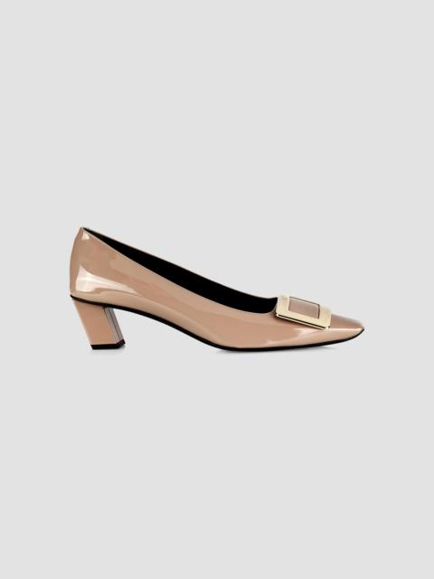 Roger Vivier Women's Decollete Belle Vivier 45MM Patent Leather Pumps - Daino