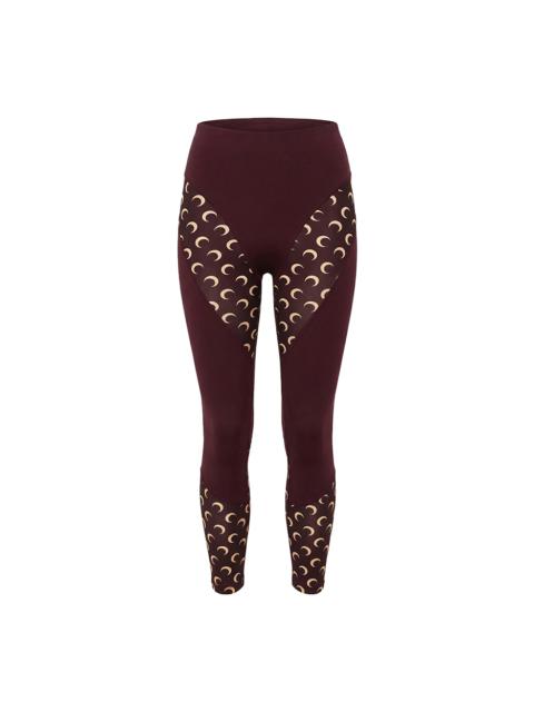 Marine Serre Athleisure leggings with moon inserts