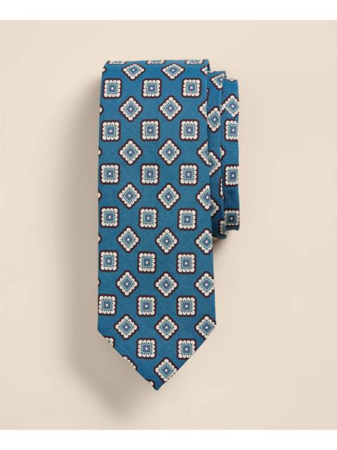 Brooks Brothers Linen-Silk Foulard Tie