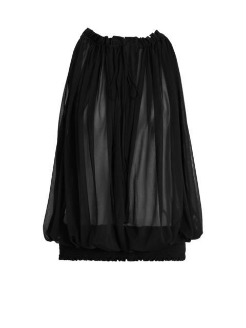 Balmain Sleeveless muslin top