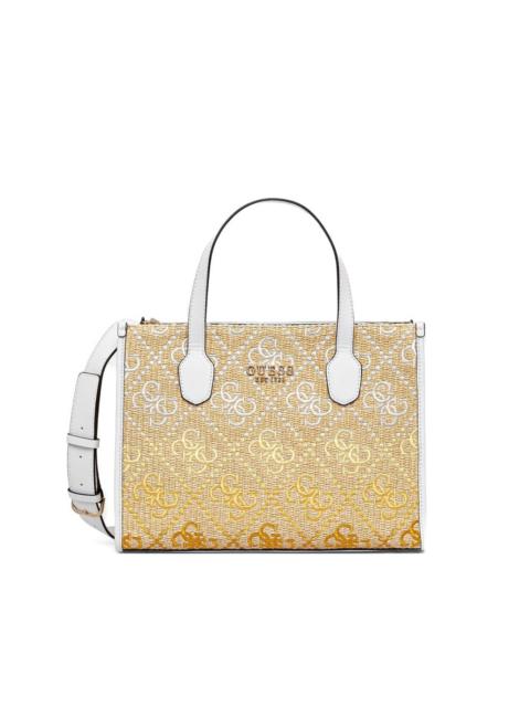 GUESS USA Silvana woven-logo tote bag