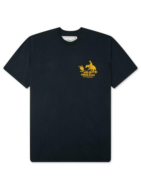 One Of These Days ROUND UP T-SHIRT - WASHED BLACK