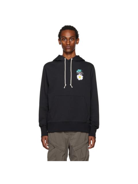 Nike Black Graphic Patch Hoodie