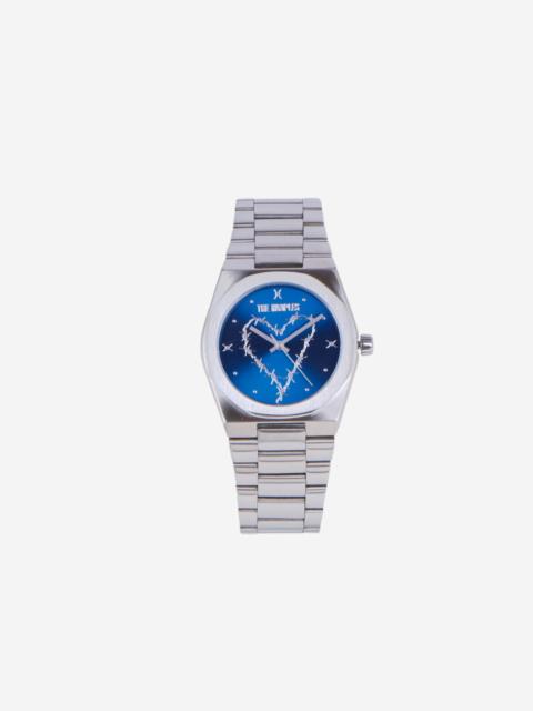 The Kooples WATCH WITH BLUE DIAL HEART