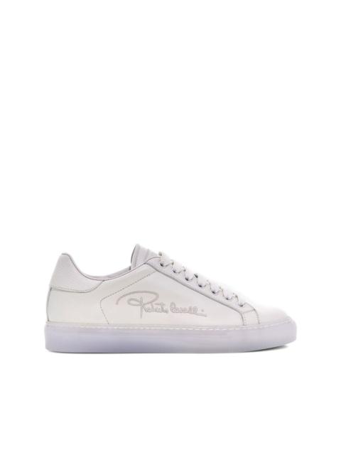 Roberto Cavalli logo-embroidered sneakers