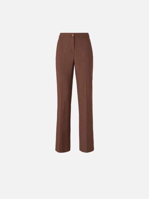PINKO TROUSERS WITH PRESSED PLEAT DETAIL